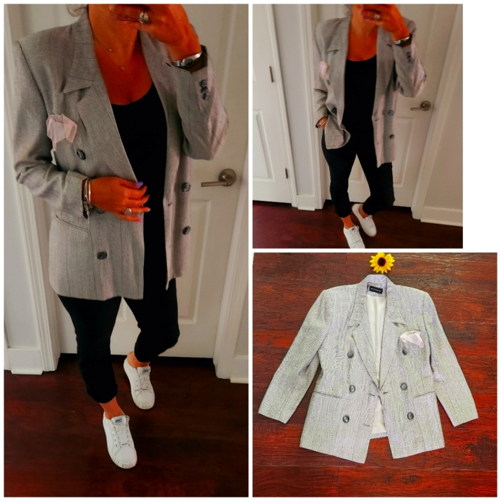 VINTAGE REAR  SUITABLES OVERSIZED BLAZER